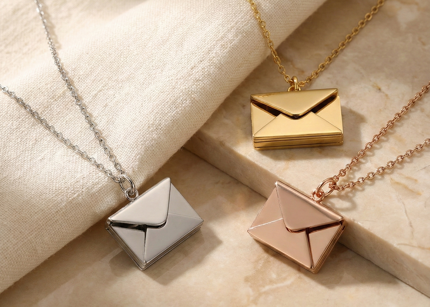 LE COLLIER LETTRE D'AMOUR PHOTO - FEMME