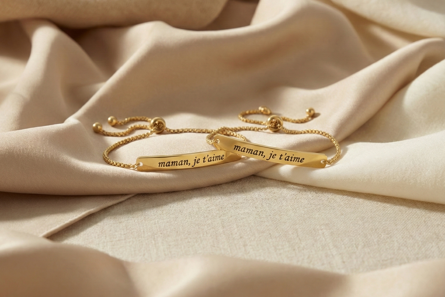DUO BRACELETS MESSAGE ÉTERNEL - FEMME
