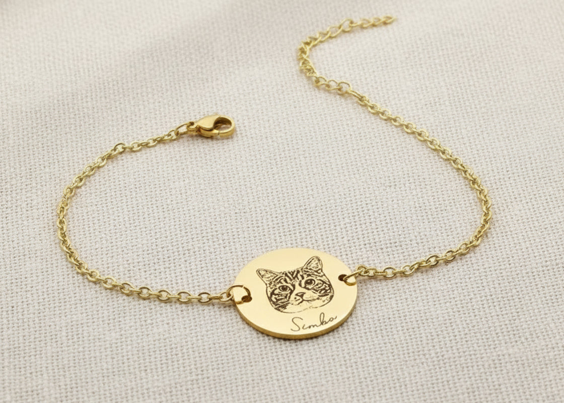 BRACELET PORTRAIT ANIMAL - FEMME
