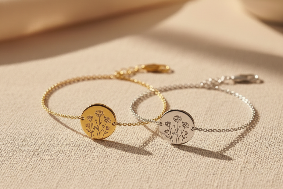 DUO BRACELET BOUQUET DE NAISSANCE - FEMME
